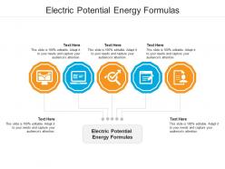 Electric potential energy formulas ppt powerpoint presentation professional layout ideas cpb