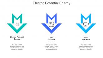 Electric potential energy ppt powerpoint presentation slides styles cpb