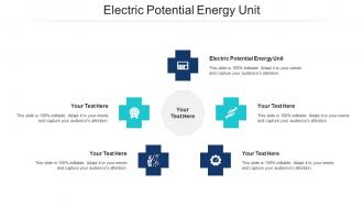 Electric Potential Energy Unit Ppt Powerpoint Presentation Inspiration Gridlines Cpb