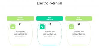 Electric Potential Ppt Powerpoint Presentation Pictures Structure Cpb