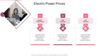 Electric Power Prices In Powerpoint And Google Slides Cpb