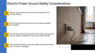 Electric Power Source Powerpoint Presentation And Google Slides ICP Best Attractive