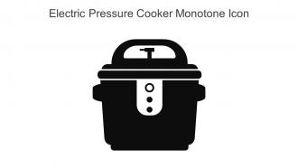 Electric Pressure Cooker Monotone Icon In Powerpoint Pptx Png And Editable Eps Format