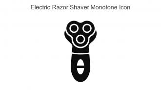 Electric Razor Shaver Monotone Icon In Powerpoint Pptx Png And Editable Eps Format