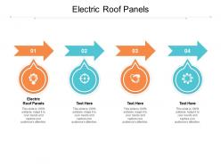 Electric roof panels ppt powerpoint presentation gallery clipart cpb