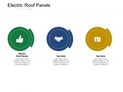 Electric roof panels ppt powerpoint presentation outline vector cpb