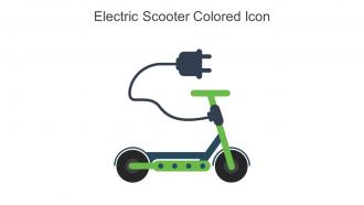 Electric Scooter Colored Icon In Powerpoint Pptx Png And Editable Eps Format