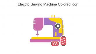 Electric Sewing Machine Colored Icon In Powerpoint Pptx Png And Editable Eps Format