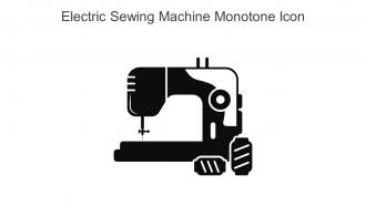 Electric Sewing Machine Monotone Icon In Powerpoint Pptx Png And Editable Eps Format