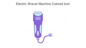 Electric Shaver Machine Colored Icon In Powerpoint Pptx Png And Editable Eps Format