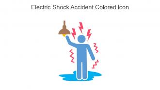 Electric Shock Accident Colored Icon In Powerpoint Pptx Png And Editable Eps Format