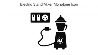 Electric Stand Mixer Monotone Icon In Powerpoint Pptx Png And Editable Eps Format