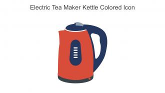 Electric Tea Maker Kettle Colored Icon In Powerpoint Pptx Png And Editable Eps Format