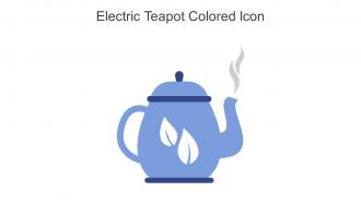 Electric Teapot Colored Icon In Powerpoint Pptx Png And Editable Eps Format