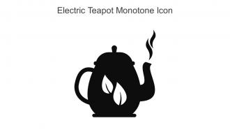 Electric Teapot Monotone Icon In Powerpoint Pptx Png And Editable Eps Format