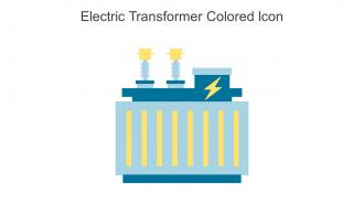 Electric Transformer Colored Icon In Powerpoint Pptx Png And Editable Eps Format