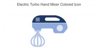 Electric Turbo Hand Mixer Colored Icon In Powerpoint Pptx Png And Editable Eps Format