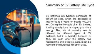 Electric Vehicle Battery Life Cycle Powerpoint Presentation And Google Slides ICP Editable Attractive