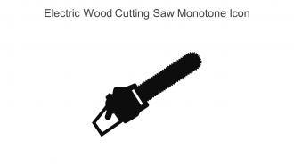 Electric Wood Cutting Saw Monotone Icon In Powerpoint Pptx Png And Editable Eps Format