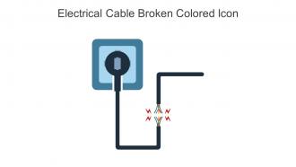 Electrical Cable Broken Colored Icon In Powerpoint Pptx Png And Editable Eps Format