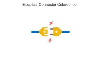 Electrical Connector Colored Icon In Powerpoint Pptx Png And Editable Eps Format