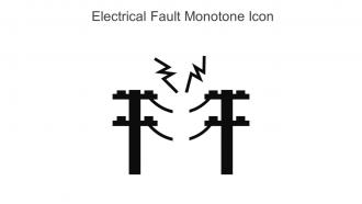 Electrical Fault Monotone Icon In Powerpoint Pptx Png And Editable Eps Format