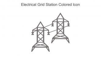 Electrical Grid Station Colored Icon In Powerpoint Pptx Png And Editable Eps Format