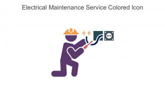 Electrical Maintenance Service Colored Icon In Powerpoint Pptx Png And Editable Eps Format
