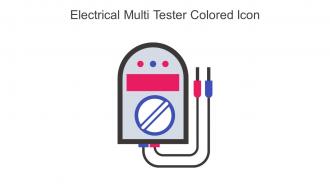Electrical Multi Tester Colored Icon In Powerpoint Pptx Png And Editable Eps Format