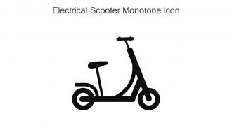 Electrical Scooter Monotone Icon In Powerpoint Pptx Png And Editable Eps Format