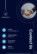 Electrical Services Contract Contact Us One Pager Sample Example Document