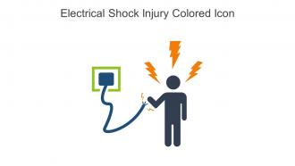 Electrical Shock Injury Colored Icon In Powerpoint Pptx Png And Editable Eps Format