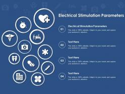 Electrical Stimulation Parameters Ppt Powerpoint Presentation Styles Template
