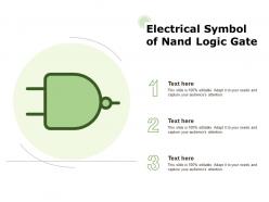 Electrical Symbol Of Nand Logic Gate