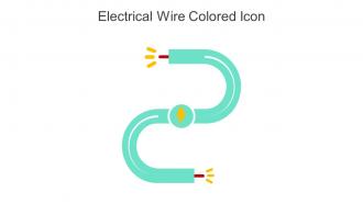 Electrical Wire Colored Icon In Powerpoint Pptx Png And Editable Eps Format