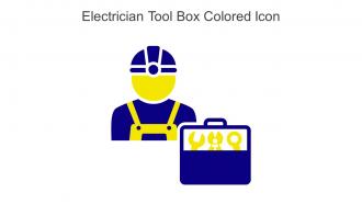 Electrician Tool Box Colored Icon In Powerpoint Pptx Png And Editable Eps Format