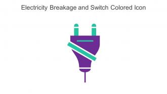 Electricity Breakage And Switch Colored Icon In Powerpoint Pptx Png And Editable Eps Format
