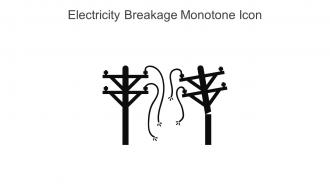 Electricity Breakage Monotone Icon In Powerpoint Pptx Png And Editable Eps Format