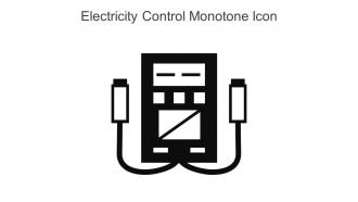 Electricity Control Monotone Icon In Powerpoint Pptx Png And Editable Eps Format