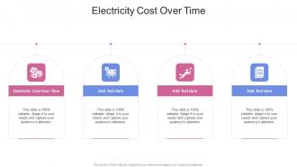 Electricity Cost Over Time In Powerpoint And Google Slides Cpb