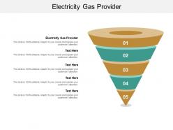Electricity gas provider ppt powerpoint presentation infographic template images cpb