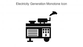 Electricity Generation Monotone Icon In Powerpoint Pptx Png And Editable Eps Format