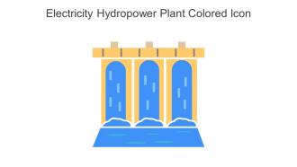 Electricity Hydropower Plant Colored Icon In Powerpoint Pptx Png And Editable Eps Format