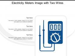 Electricity Meters Image With Two Wires