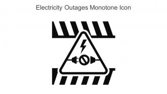 Electricity Outages Monotone Icon In Powerpoint Pptx Png And Editable Eps Format