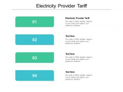 Electricity provider tariff ppt powerpoint presentation professional graphic tips cpb