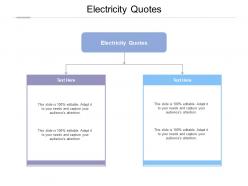 Electricity quotes ppt powerpoint presentation gallery example cpb