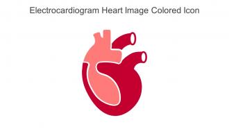Electrocardiogram Heart Image Colored Icon In Powerpoint Pptx Png And Editable Eps Format