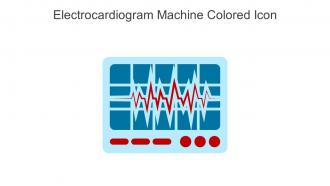 Electrocardiogram Machine Colored Icon In Powerpoint Pptx Png And Editable Eps Format