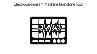 Electrocardiogram Machine Monotone Icon In Powerpoint Pptx Png And Editable Eps Format